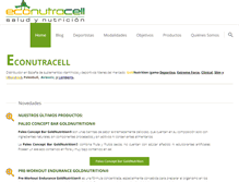 Tablet Screenshot of econutracell.com